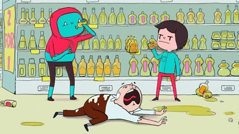 violence crying GIF by Cartoon Hangover