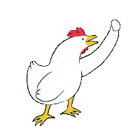 Chicken Breakfast Sticker by sarahmaes