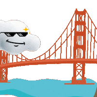 San Francisco Cloud Sticker by homesbymatt