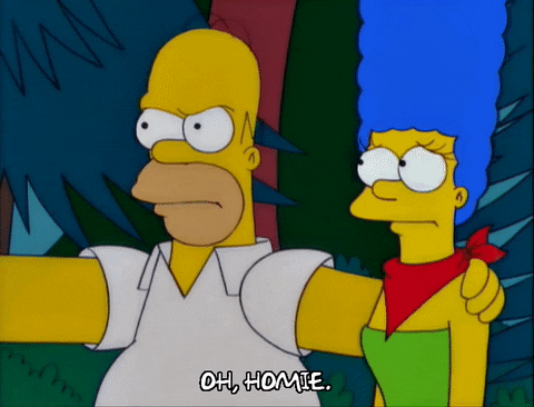 homer simpson forest GIF