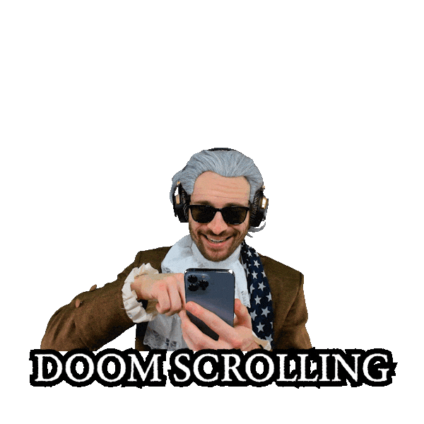 Binge Watching Internet Addiction Sticker