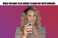 ComedianHollyLogan drink mad wine annoyed GIF