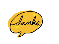 jennywakeandbake word bubble danks jennywakeandbake Sticker