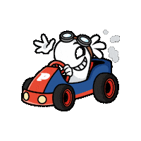 Mario Kart Paulchen Sticker by Paulberger