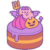 Happy Halloween Sticker by Pusheen