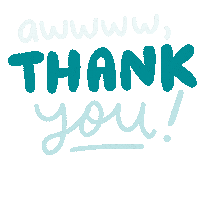 Thanks Thank You Sticker