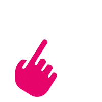 Pink Hand Sticker by Stadtwerke Essen