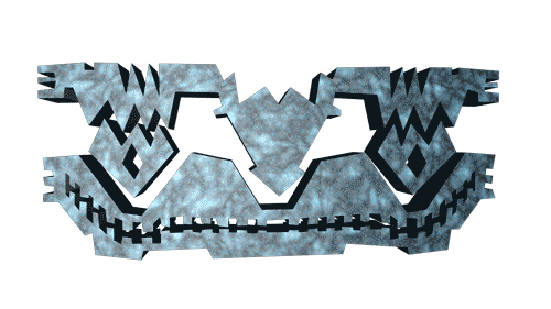 unimpressed 3d mask Sticker by Miron