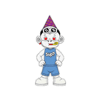 Hey You Sup Sticker by Zhot