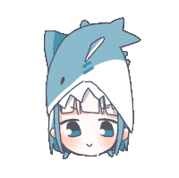 syakura girl shark syakura Sticker