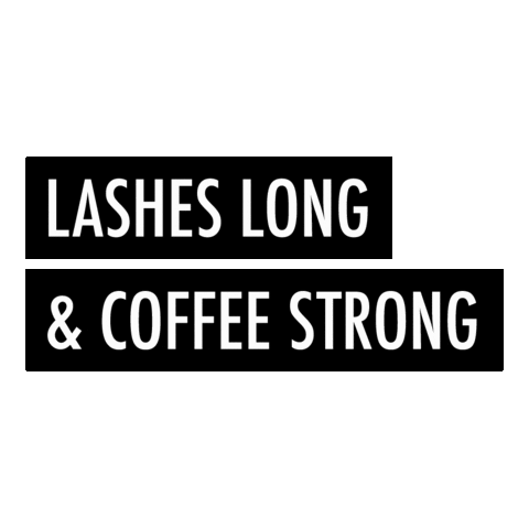 revivealaska coffee lashes coffe extensions Sticker