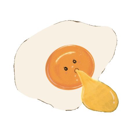 Eunice543200 giphyupload breakfast egg egg yolk Sticker