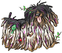 pasalochancho dog dirty rasta perrito Sticker