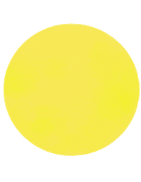 shecanclub yellow circle watercolor decal Sticker