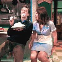 baking whipped cream GIF by Waitress The Musical