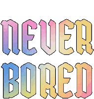 Bored Rainbow Sticker