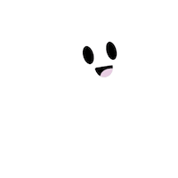 Halloween Ghost Sticker