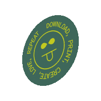 ENABLE3D love 3d create print Sticker