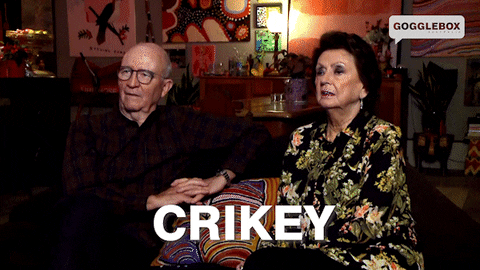 Watching Tv Mick And Di GIF by Gogglebox Australia
