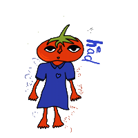 Vegan Tomato Sticker