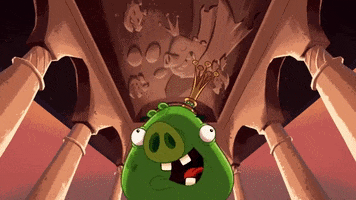 pigs king pig GIF by Angry Birds