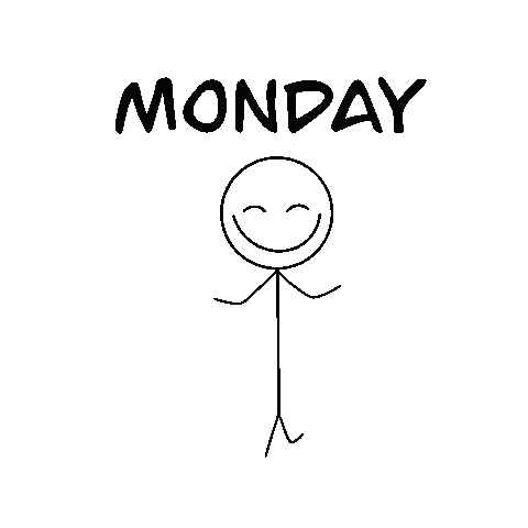 Happy Monday Sticker