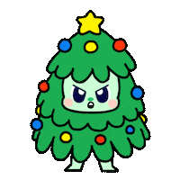 Christmas Tree Sticker