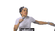 girl singing Sticker by Salon Line