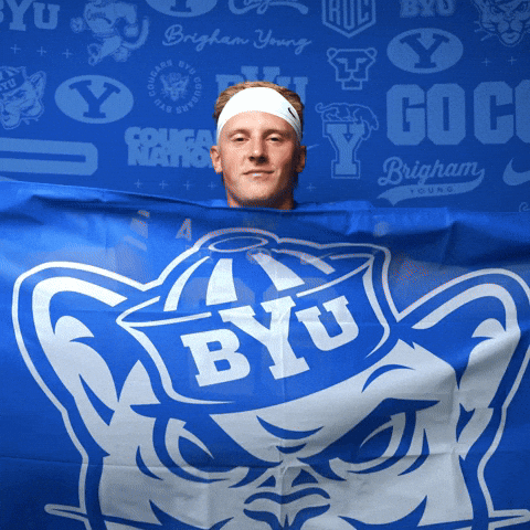 College Football Go Cougs GIF by BYU Cougars
