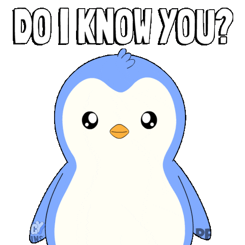 Who Are You Penguin Sticker by Pudgy Penguins