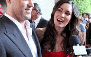he talks too much megan fox GIF