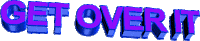 over it Sticker by AnimatedText