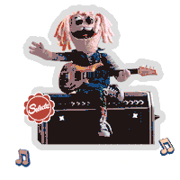 Rock Cantar Sticker by Harina.Selecta