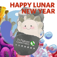 Happy New Year 新年 Sticker by The Nature Conservancy Hong Kong
