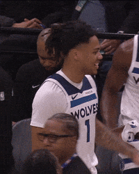 Happy Nba GIF by Minnesota Timberwolves