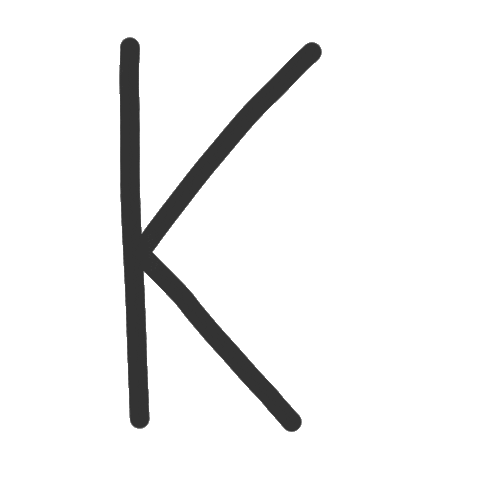 K Sticker