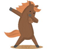 CountryRacingVic horse dab dabbing horse racing Sticker