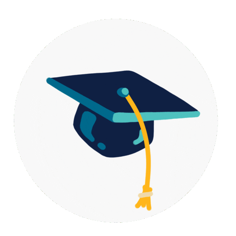 Grad Cap Sticker by UNCG