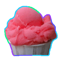 ice cream pink STICKER by imoji