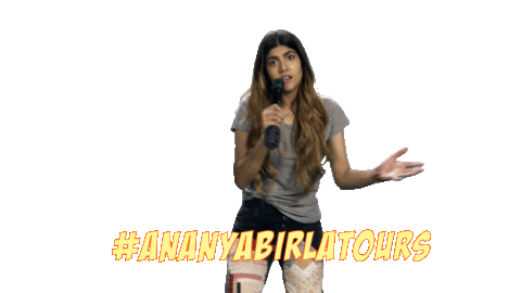 Ananya Birla Fun Sticker by MissMalini
