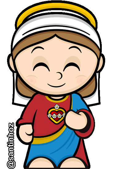 Nossa Senhora Jesus Sticker by Santinhoz
