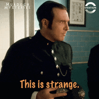 Murdoch Mysteries Thats Weird GIF by Ovation TV