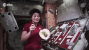 nasa food space water hungry GIF