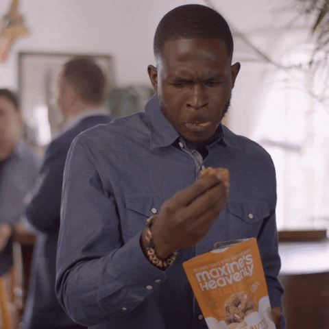 MaxinesHeavenly yummy peanut butter licking lips peanut butter cookies GIF