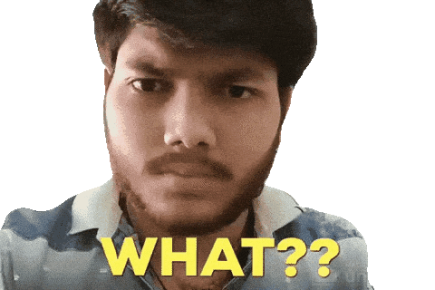 Kya What Sticker by Raghav Bansal