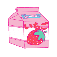yokaisekai pink kawaii sweet strawberry Sticker