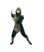 Ninja Disappear Sticker