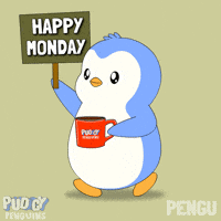 Monday Morning Penguin GIF by Pudgy Penguins