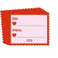 Card Love Sticker by Luisa Postres