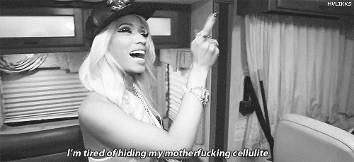 nicki minaj cellulite GIF